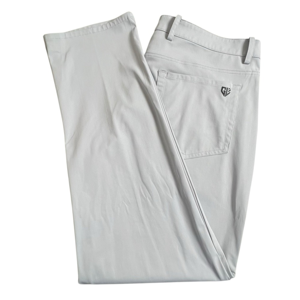 Graham Luxe 36X29 Light Gray Performance Straight Leg Pants (Tag‎ 36X30)